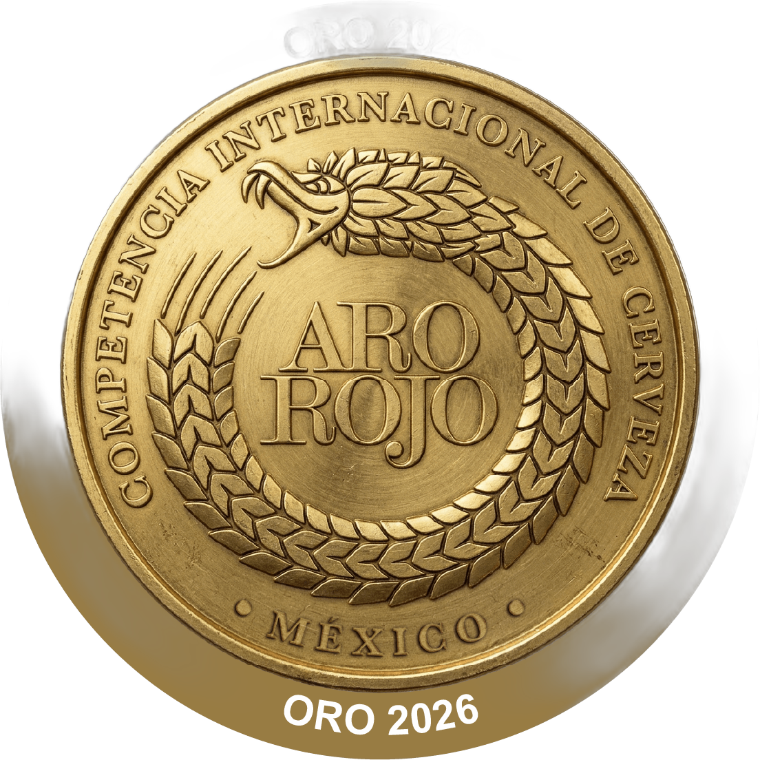 Medalla de oro, Aro Rojo México 2026